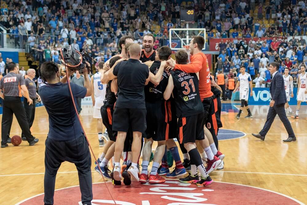 Croatian Basketball championship finals Cibona Zagreb vs. Cedevita